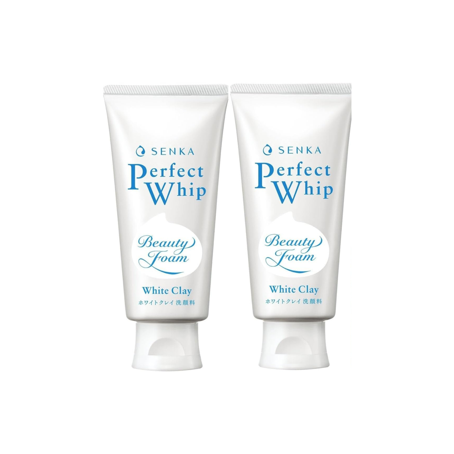 Senka Perfect Whip White Clay - Sabonete Facial com argila branca (120g x 2 peças)