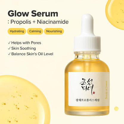 Beauty of Joseon] Glow Serum : Propolis + Niacinamide 30ml