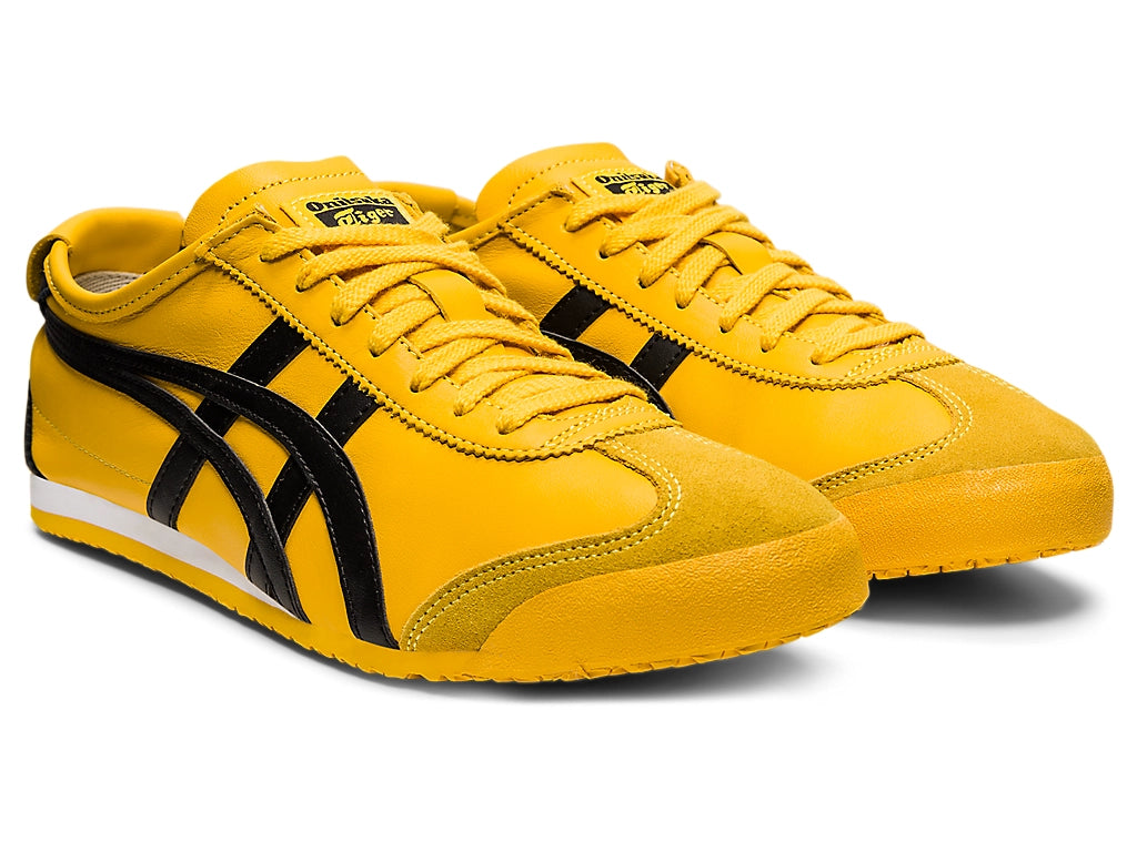 Onitsuka Tiger Mexico 66 Yellow Black - Vista Frontal