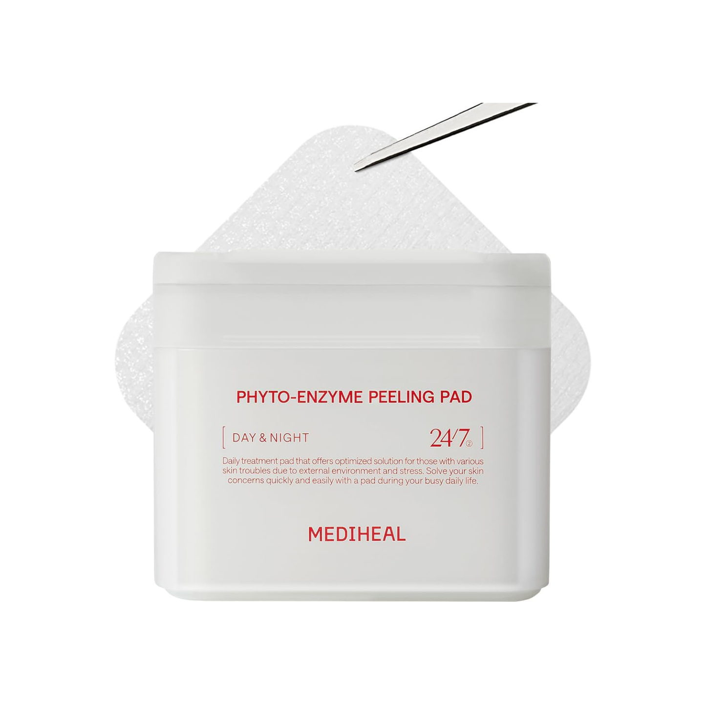 MEDIHEAL Phyto-Enzyme Peeling Pads - 100 Sheets (Facial Toner Pads)