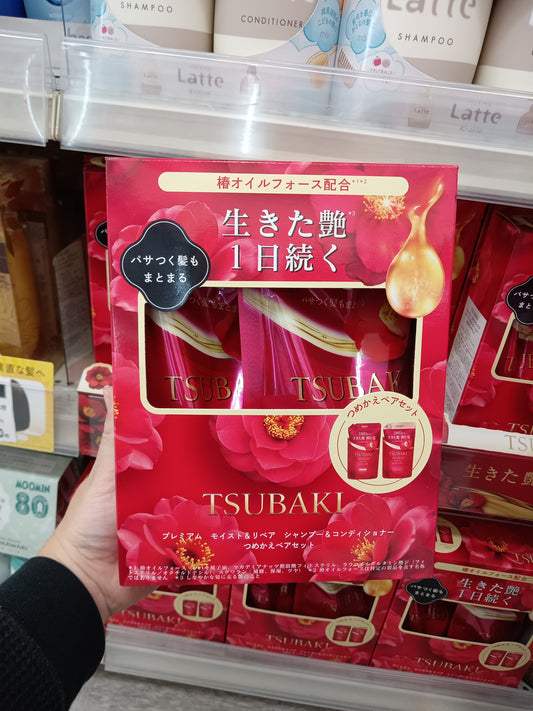 Tsubaki Set Refil Shampoo 300ml e Condicionador 300ml