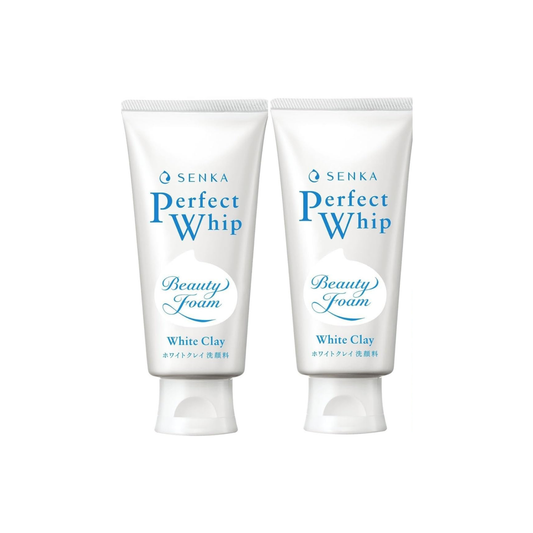 Senka Perfect Whip White Clay - Sabonete Facial com argila branca (120g x 2 peças)
